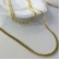 Colar Duplo com Correntes Grossas Banhado em Ouro 18k - Dourado