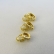 Trio de Argolinhas Com Zirconia Banhado em Ouro 18k - Dourado