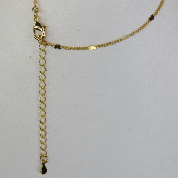 Tornozeleira com Micro Corações na Corrente Banhado em Ouro 18k - Dourado