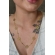 Colar Longo com Bolinha e Flor Banhado em Ouro 18k - Dourado