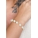 Pulseira Corrente de Pérolas Banhado em Ouro 18k - Dourado