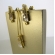 Conjunto Trapézio em Zircônia - Dourado