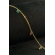 Tornozeleira Com Zircônia Coloridas Banhado em Ouro 18k - Dourado