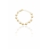 Pulseira Corrente de Pérolas Banhado em Ouro 18k - Dourado