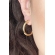 Brinco Argola Grossa Pequena Banhado em Ouro 18k - Dourado
