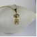 Colar Pingente Menina com Zircônia Colorida Banhado em Ouro 18k - Dourado