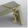 Colar Pingente de Chave Banhado em Ouro 18k - Dourado