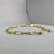 Pulseira Corrente Cartier 1.6 Diamantada Banhado em Ouro 18k MASCULINA - Dourado