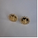 Brinco  Estrela do Mar Trabalhado Banhado em Ouro 18k - Dourado