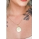 Colar Medalha Pai Nosso Banhado em Ouro 18k - Dourado