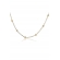 Colar Corrente com Bolinhas Banhado em Ouro 18k - Dourado
