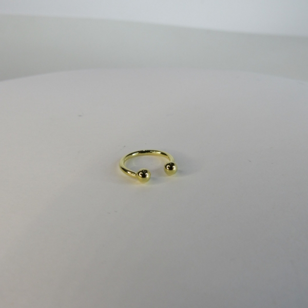 Piercing Fake Banhado em Ouro 18k - Dourado