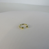 Piercing Fake Banhado em Ouro 18k - Dourado