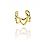 Piercing Mini Coração Banhado em Ouro 18k - Dourado