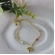 Pulseira Árvore da Vida Com Zircônias Coloridas Banhado em Ouro 18k - Dourado