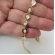 Colar Cumprido com Mini Pérolas e Fio Banhado em Ouro 18k - Dourado