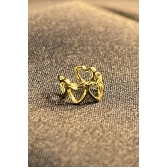 Piercing Mini Coração Banhado em Ouro 18k - Dourado