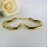 Brinco Argola de Coração Grossa Banhado em Ouro 18k - Dourado