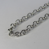 Pulseira Elo Português feita em Aço Inoxidável MASCULINA - Prateado