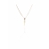 Colar Pingente Cruz com Detalhe de Zircônia Banhado em Ouro 18k - Dourado