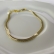 Pulseira Fita Banhado em Ouro 18k - Dourado
