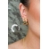 Brinco Argola de Losango Banhado em Ouro 18k - Dourado