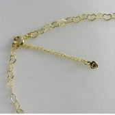 Tornozeleira com Corrente de Corações Pequenos Banhado em Ouro 18k - Dourado