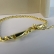Pulseira Cordão Baiano 3,0 Banhado em Ouro 18k - Dourado