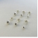 Trio de Brincos Bolinha em Prata 925 - Prateado