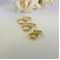 Trio de Brincos de Argolinha Fino Banhado em Ouro 18k - Dourado