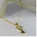 Colar Pingente de Chave Banhado em Ouro 18k - Dourado