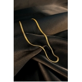 Choker Com Corrente Trabalhada Banhado em Ouro 18k - Dourado