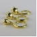 Trio Argolinha Estrelinha de Zircônia Banhado em Ouro 18k - Dourado