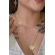Colar Duplo com Coração Banhado em Ouro 18k - Dourado