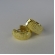 Brinco de Argolinha Grossa Trabalhada Banhado em Ouro 18k - Dourado