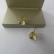 Brinco Zircônias de Coração Grande Banhado em Ouro 18k - Dourado
