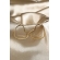 Brinco Médio com Coração Vazado Horizontal Banhado em Ouro 18k - Dourado