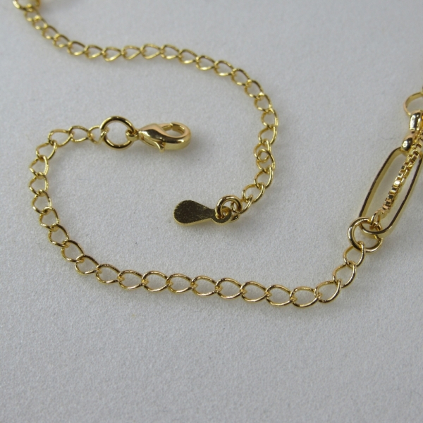 Colar Duplo com Coração Banhado em Ouro 18k - Dourado