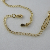 Colar Duplo com Coração Banhado em Ouro 18k - Dourado