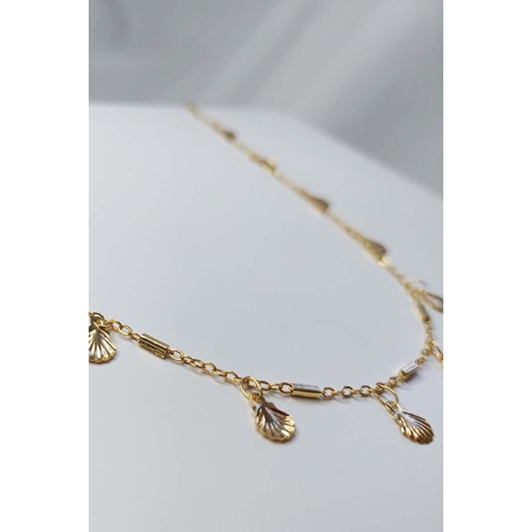 Colar de Mini Conchas Banhado em Ouro 18k - Dourado
