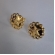 Brinco  Estrela do Mar Trabalhado Banhado em Ouro 18k - Dourado