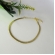 Pulseira Fita Banhado em Ouro 18k - Dourado