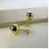 Brinco de Bola Lisa Banhado em Ouro 18k - Dourado