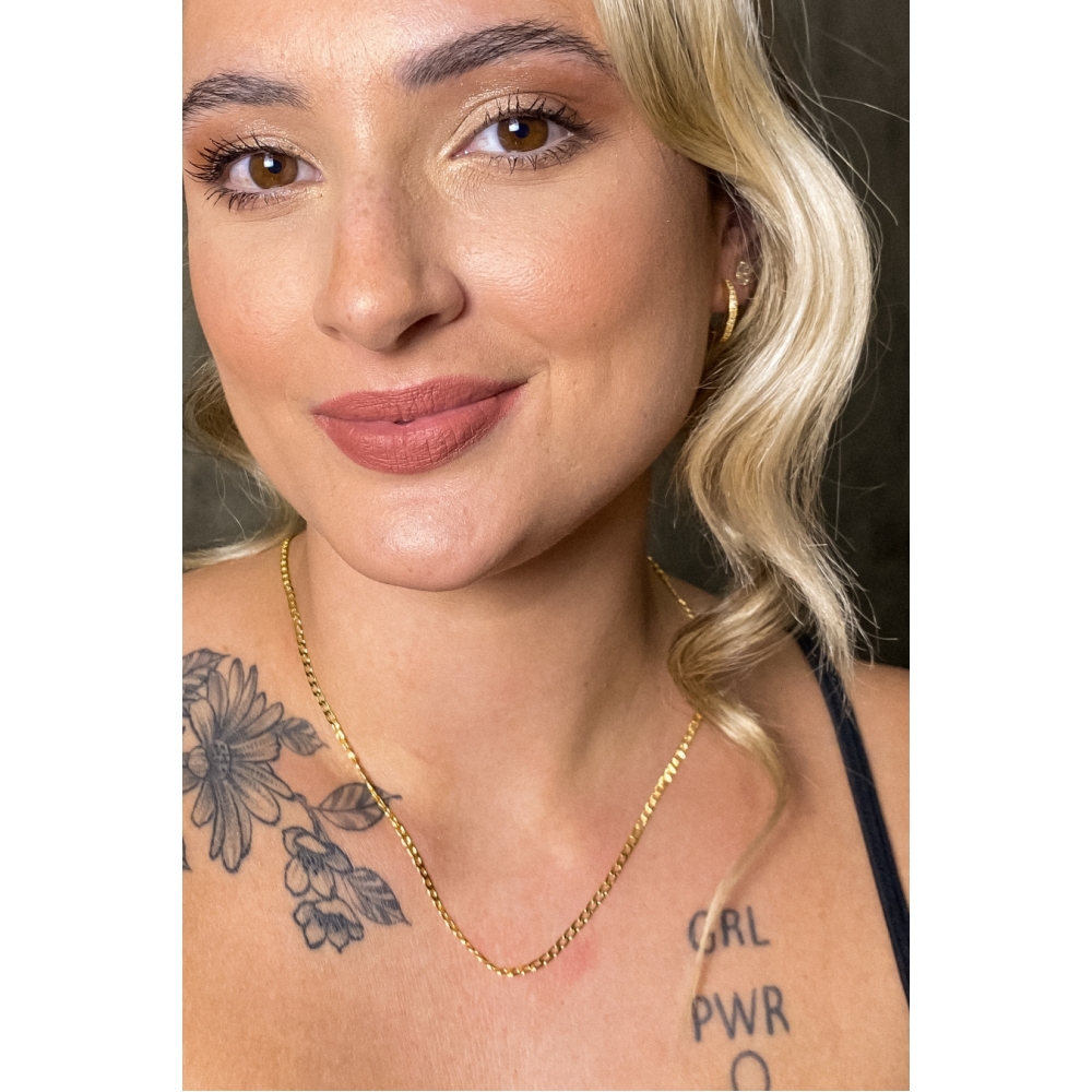 Colar Corrente De Elos Banhado em Ouro 18k - Dourado