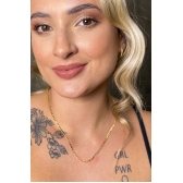 Colar Corrente De Elos Banhado em Ouro 18k - Dourado