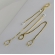 Brinco Argolinha Corrente com Ponto de Luz e Piercing Fake Banhado em Ouro 18k - Dourado