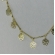 Colar com Corrente com Mini Flores Banhado em Ouro 18k - Dourado