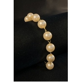 Pulseira Corrente de Pérolas Banhado em Ouro 18k - Dourado