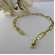 Pulseira Corrente Cartier 1.6 Diamantada Banhado em Ouro 18k MASCULINA - Dourado
