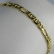 Pulseira Corrente com Elo Sequenciado Banhado em Ouro 18K MASCULINA - Dourado
